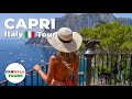 Capri, Italy 🇮🇹 Walking Tour (ASMR binaural audio) Beautiful Scenery