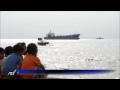 Livelihoods jeapordised after huge oil spill in Philippines