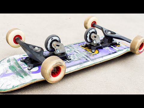 FREE BOARD TRUCKS VS REGULAR SKATEBOARD!?