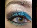 ELECTRIC BLUES & VIOLET EYES eye shadow make up look