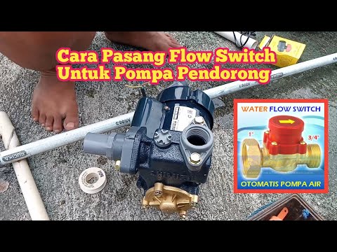 Cara Pasang Flow Switch Untuk Pompa Pendorong Agar Tidak Cetak Cetek I pompaairshimizu I flowswitch