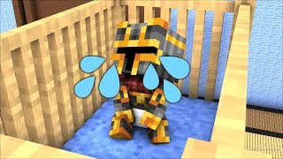 MINECRAFT BABY DAYCARE MC NAVEED MEETS FRIENDLY ZOMBIE MARK IN SCHOOL !! FNAF BABY MOBS !! Minecraft