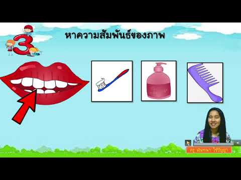 เกมการศึกษา"หน่วยร่างกายของเรา"จับคู่ภาพที่มีความสัมพันธ์กัน