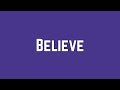 Shawn Mendes - Believe (Lyrics)