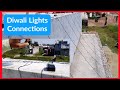 How to connect multiple diwali lights in parallel|diwali lights kaise lagaye|diwali light decoration
