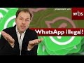 WhatsApp ist nun offiziell illegal! Welche Strafen drohen dir...