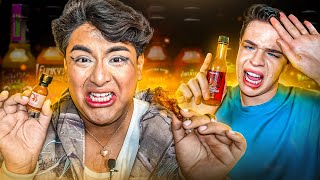 Last To Stop Eating Hot Wings Challenge Beat Six