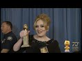 Backstage at the Globes, exclusive: winners' first reaction