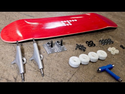 HOW TO SET UP A COMPLETE SKATEBOARD FOR BEGINNERS!