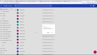 Google Contact Labels (aka: Distribution Lists)