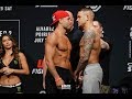 UFC on FOX 30 Weigh-Ins: Eddie Alvarez vs. Dustin Poirier 2 Staredown - MMA Fighting
