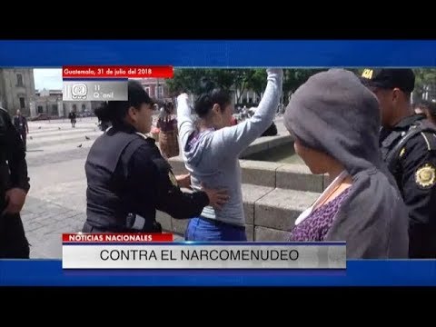 Operativos en contra de vendedores de drogas se realiza en la Plaza de la Constitución | 31Jul