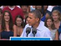 President Obama tells supporters not to 'boo' Republicans during Colorado campaign speech