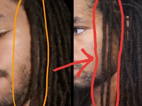 How to Make Big/Thick Dreads Smaller and Retain Length (Not Splitting)