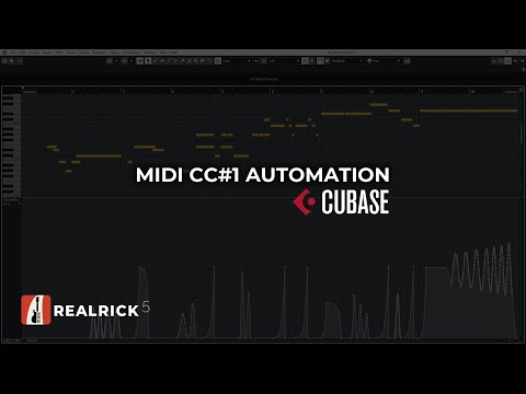Creating Vibrato and Bend via MIDI CC#1 Automation