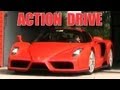 Ferrari Enzo in Action - Ride Rev Accelerations Drifts Burnout