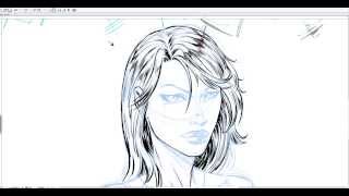 Drawing Digital Comic Book Art with Layers