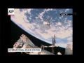 Raw: Cargo Ship Arrives at Space Station