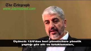 Halid Mesal Net Konuştu Abluka Kalkacak