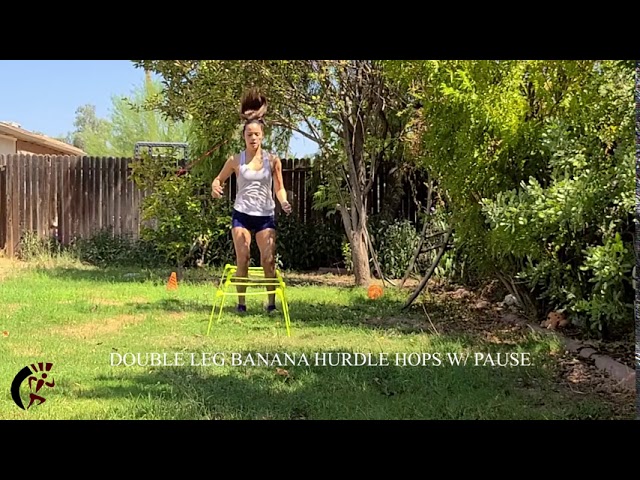 Double Leg Banana Hurdles w Pause