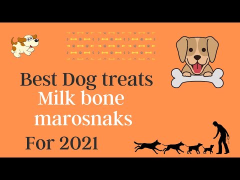 Best Dog treats milk bone marosnaks 2021 - Real Bone Marrow Dog - Review