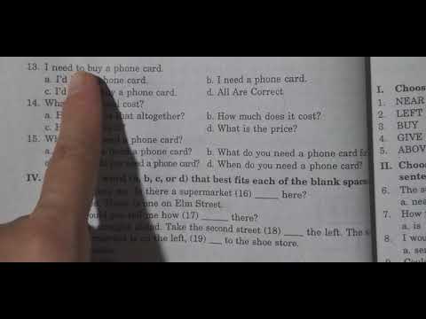 Tiếng Anh 7 || Unit 8 Places Test 1 (Sách BT Trắc Nghiệm Mai Lan Hương)