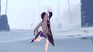 Herta Dancing Idle Animation