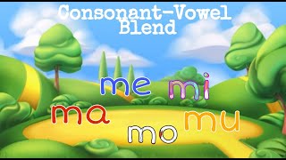 Blending Consonant And Vowel Sounds Ma Me Mi Mo Muenglish Phonics Lesson 4