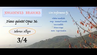 Brahms Piano Quintet, 3rd Movement - by Mendelssohn, Lazaridis & Friends