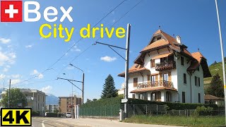 Driving A Loop Through The Swiss Village At The Bottom Of The Swiss Alps Bex