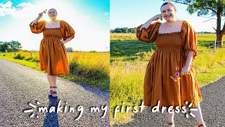 BEGINNER SEWER ATTEMPTS TO SEW A SHIRRED DRESS....
