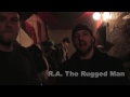 Rapper Manus Bell from Denmark spits bars for R.A the Rugged Man