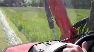 Me Mums In The Tractor