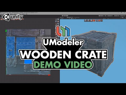 Wooden Crate - UModeler Demo Reel