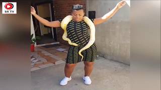 Zodwa Wabantus Snake Came Out Mamlambo