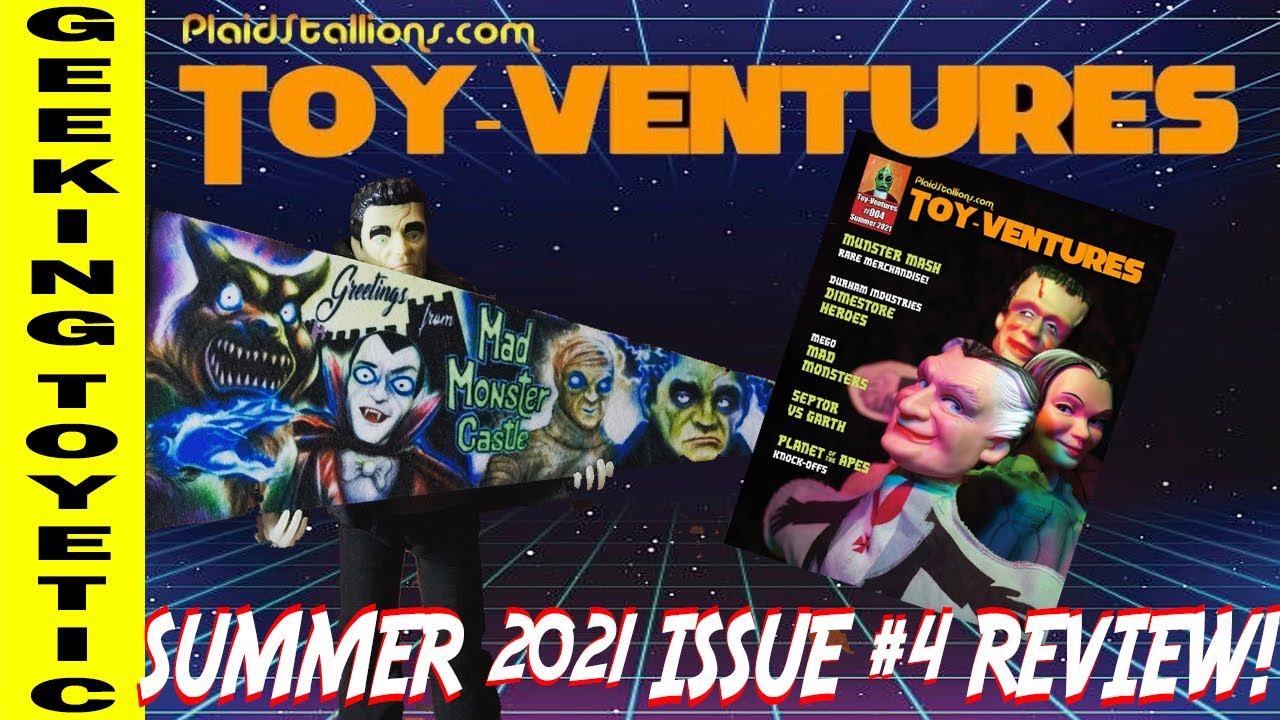 TOY VENTURES MAGAZINE: SUMMER 2021 ISSUE #4 REVIEW! Plaid Stallions