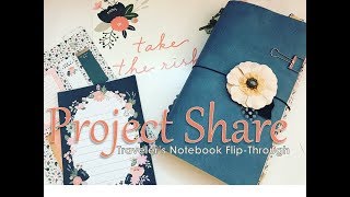 Michael’s Recollection Traveler’s Notebook - Project Share