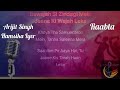 Siyaah Raatein || Raabta || Karaoke Version || Arijit Singh and Hamsika Iyer || Agent Vinod