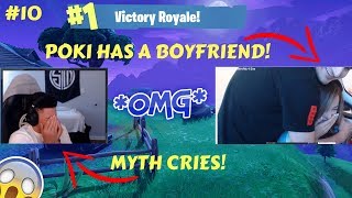 POKI HAS A BOYFRIEND *MYTH CRIES* (Fortnite Stream Highlights)