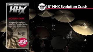 Sabian 18" HHX Evolution Crash- Killer Crash Product Demo