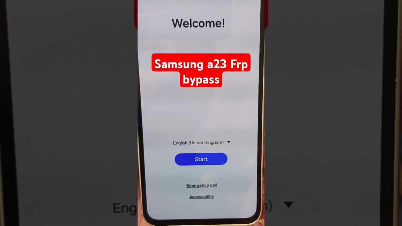 Samsung a23 frp bypass Google account short Samsung a23 frp bypass Google account short
