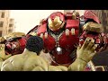 HulkBuster vs Hulk 💥 Superheroes Clash #marvel #avengers