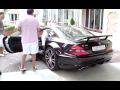 Mercedes SL 65 AMG Black Series Start Up and Accelerates
