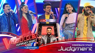 The Judgement | Team Supun | Comeback Stage Live Show | The Voice Sri Lanka