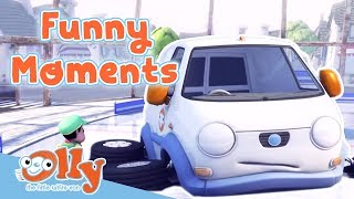 Cars for Kids - Funny Moments From the Show | Transport for Kids | Olly the Little White Van