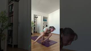 Downdog To Eight Angle Pose