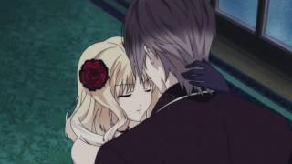 Diabolik Lovers: Reiji and Yui/Cordelia kiss