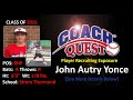 John Autry Yonce, South Carolina's Top Right-Handed Pitcher in the Class of 2015 - CoachQuest.Org