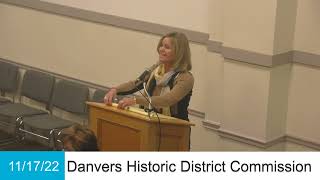 Historic District Commission Meeting - 11/17/22