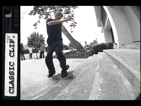 Skater Hits Head Classic Skateboard Slam #105